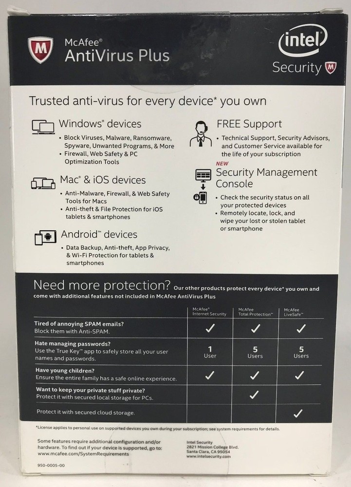 McAfee - MAV16ETG9RAA - AntiVirus Plus
