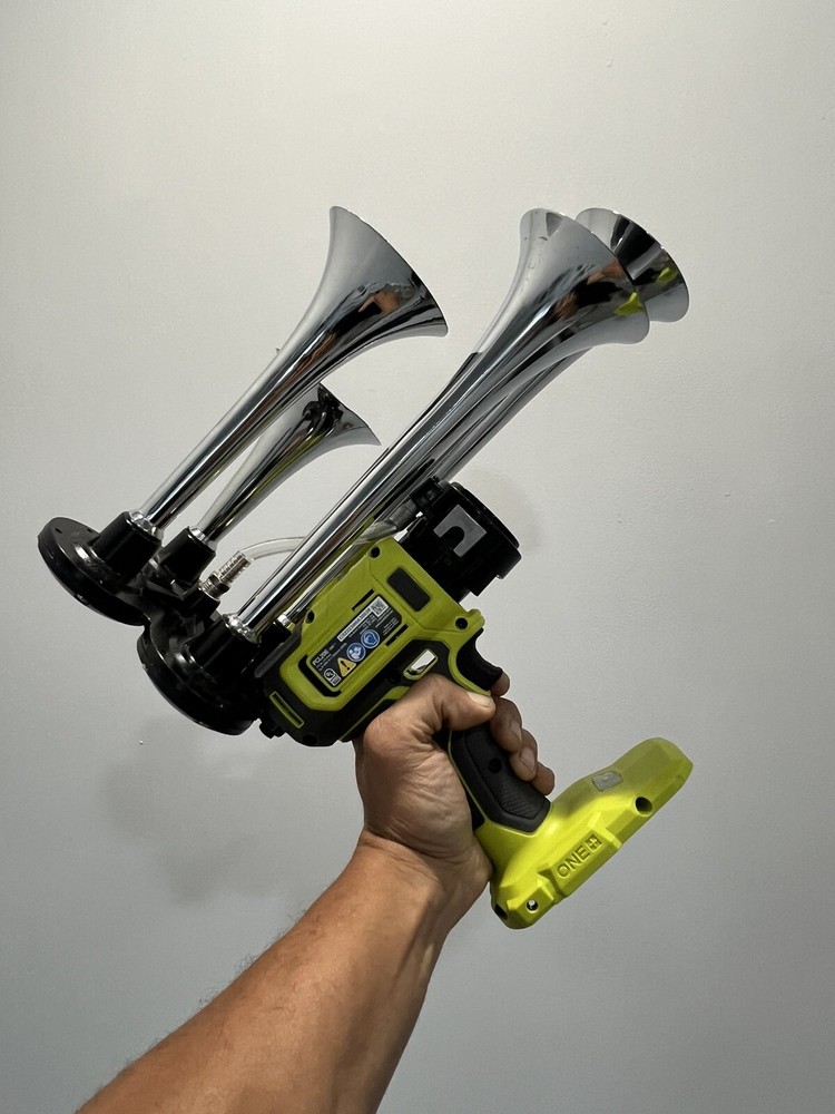 Ryobi 18v Quad Air Train Horn (chrome version)