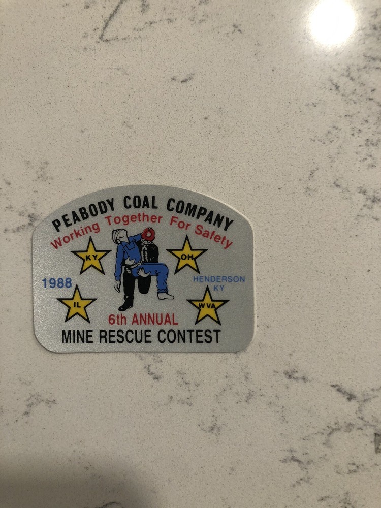coal mining stickers nice older coal company