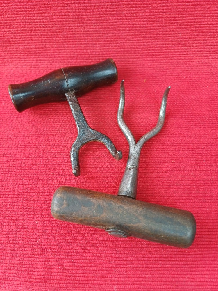 2 x Antique Dockers Bale/ Sack Hooks