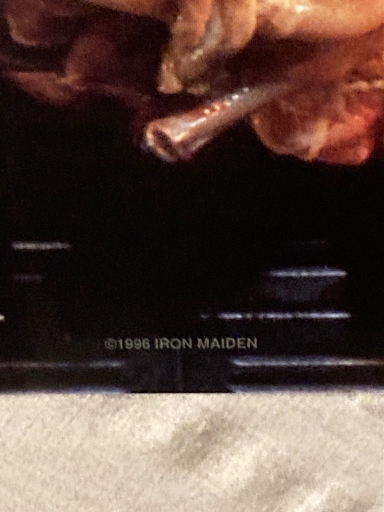 Iron Maiden 1996 Poster OSP Winterland M