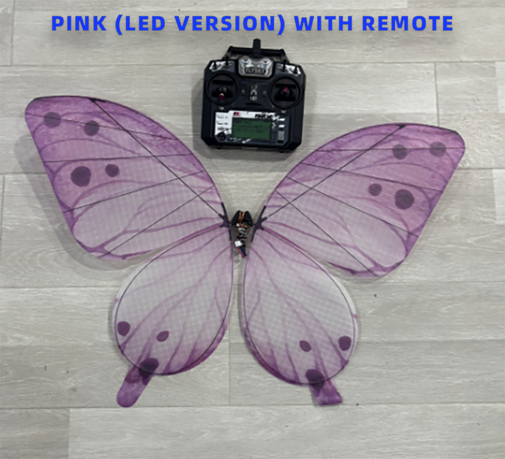 Bionic Flapping Wing RC Flying Butterfly DroneLED Opening Performance Stage Prop