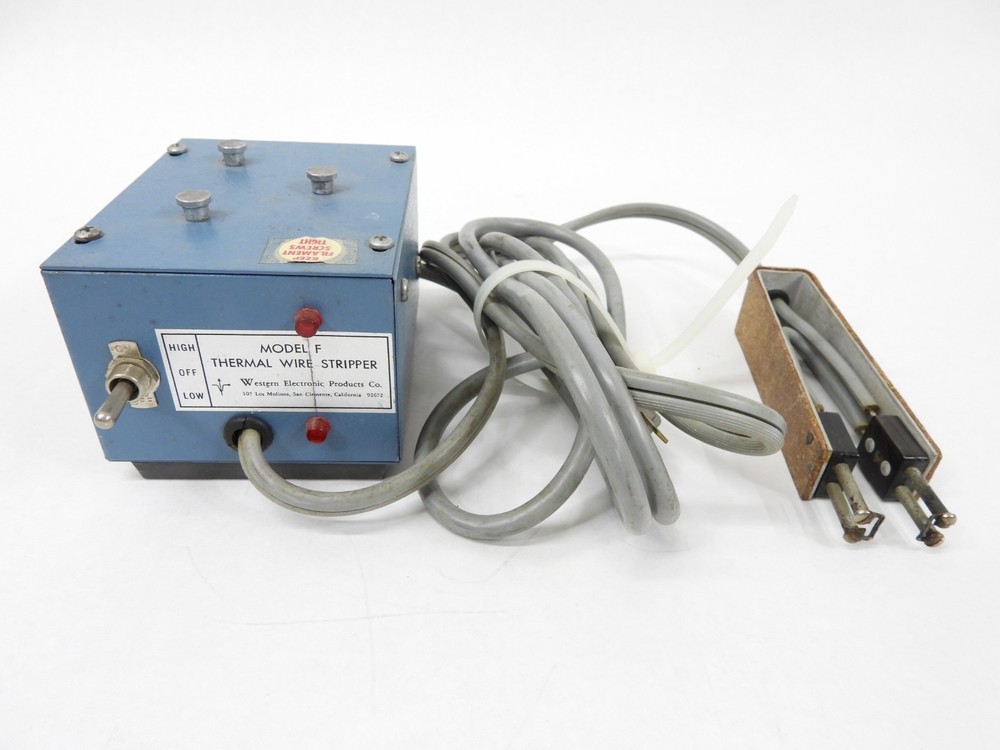 Western Electronics Model F Thermal Wire Stripper (good condition)