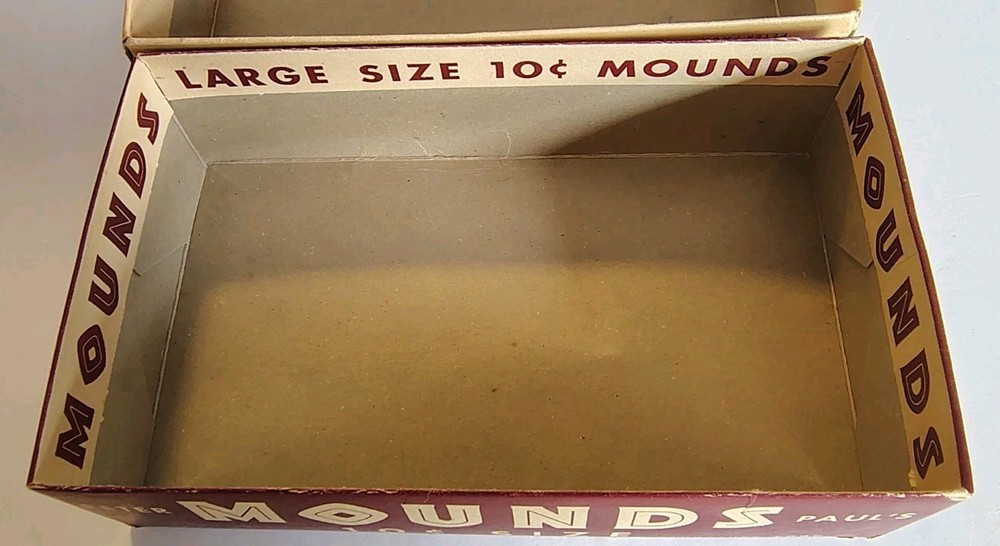 Peter Paul’s Mounds 24 $.10 Packages Empty Box