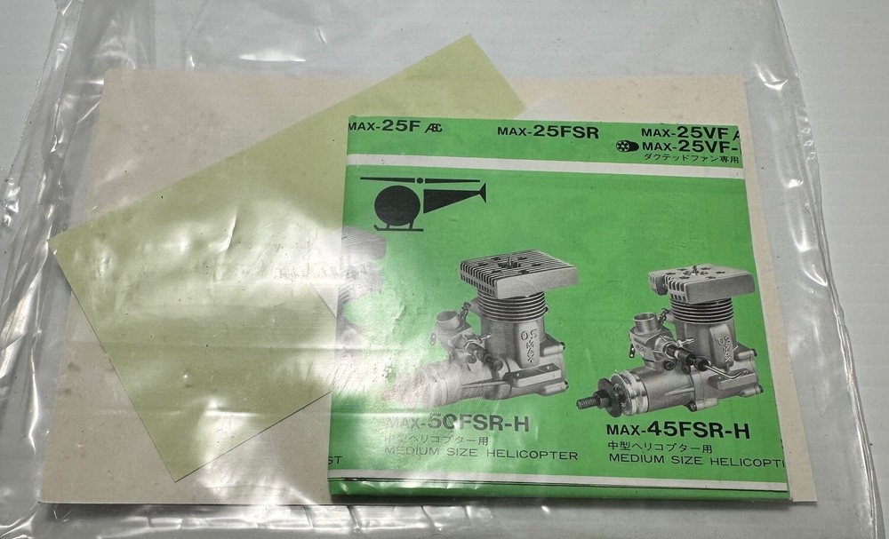 OS Max FS 120 4-Stroke Nitro Engine New in Box