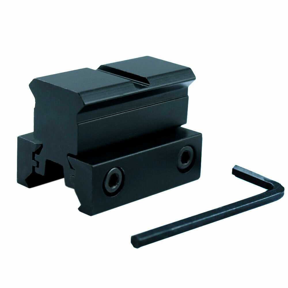 3-9X40 illuminated Rifle Scope + Red Laser Sight + Dot Sight with Rail Riser