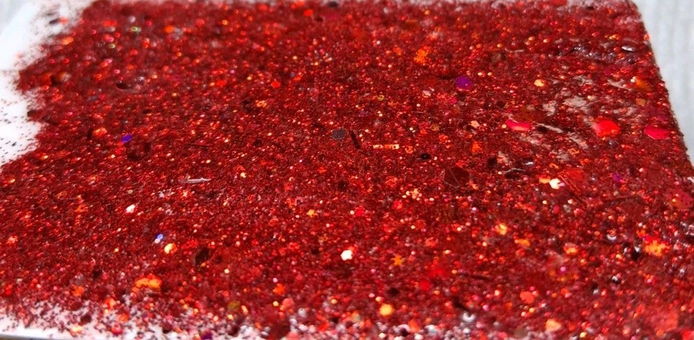 1 TSP Chunky Glitter Mix, RED