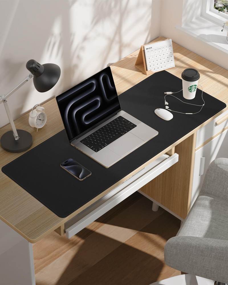Desk Pad Soft PU Leather Extra Large Mouse Pad Laptop Computer Desk Mat Table...