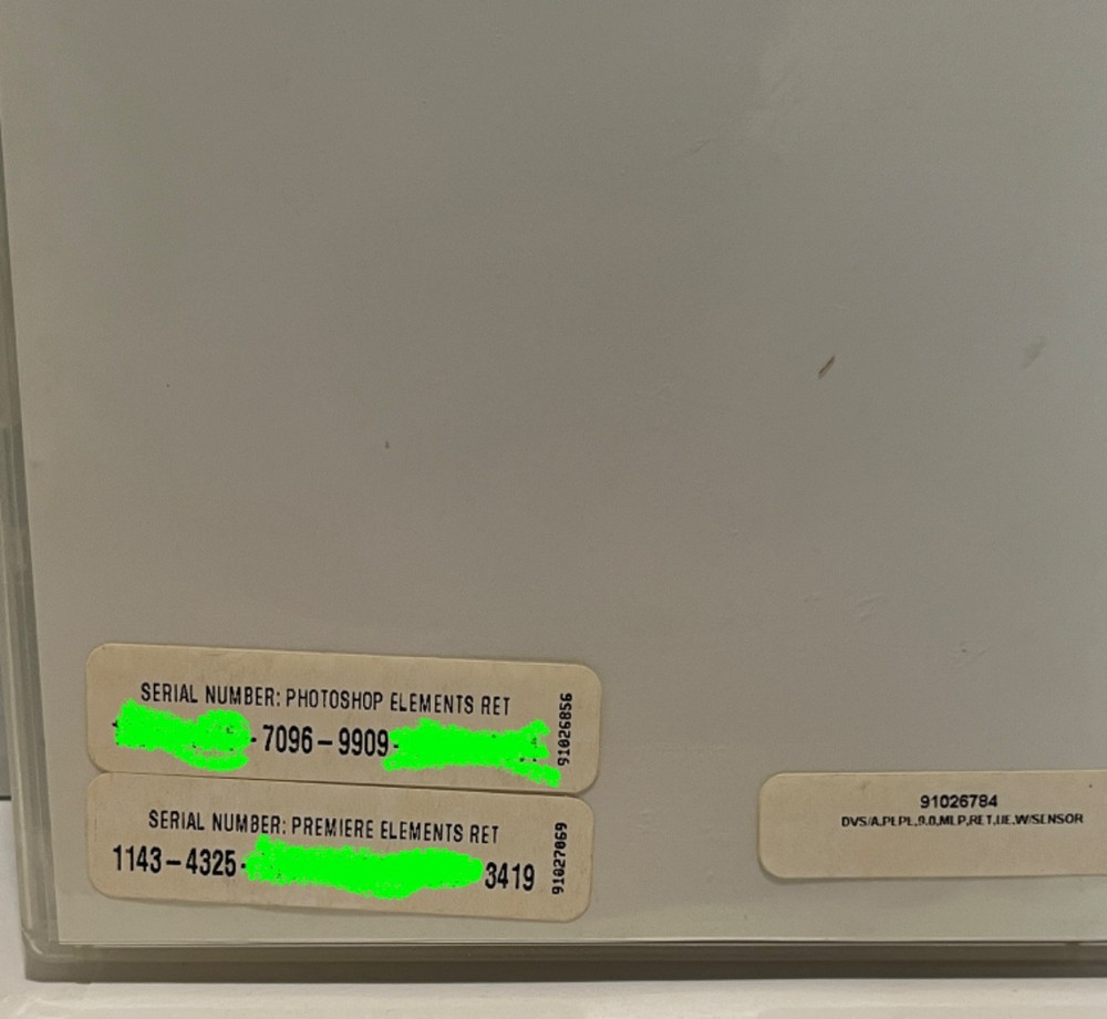 Adobe Photoshop Elements 9 & Premiere Elements 9 Bundle PC/Mac Complete w/ Seria