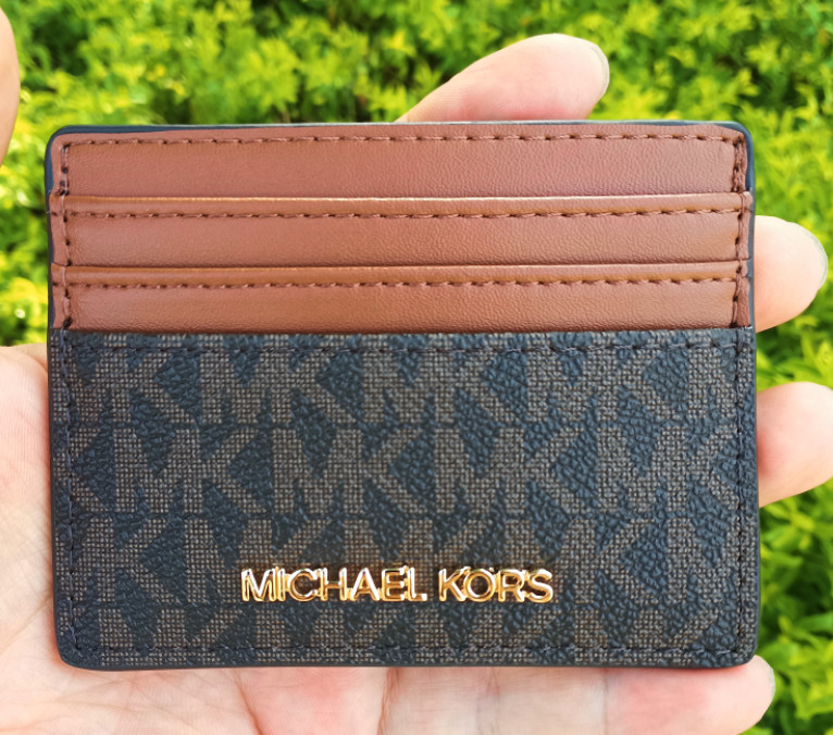 Women Michael Kors Jet Set Travel Card Holder Wallet