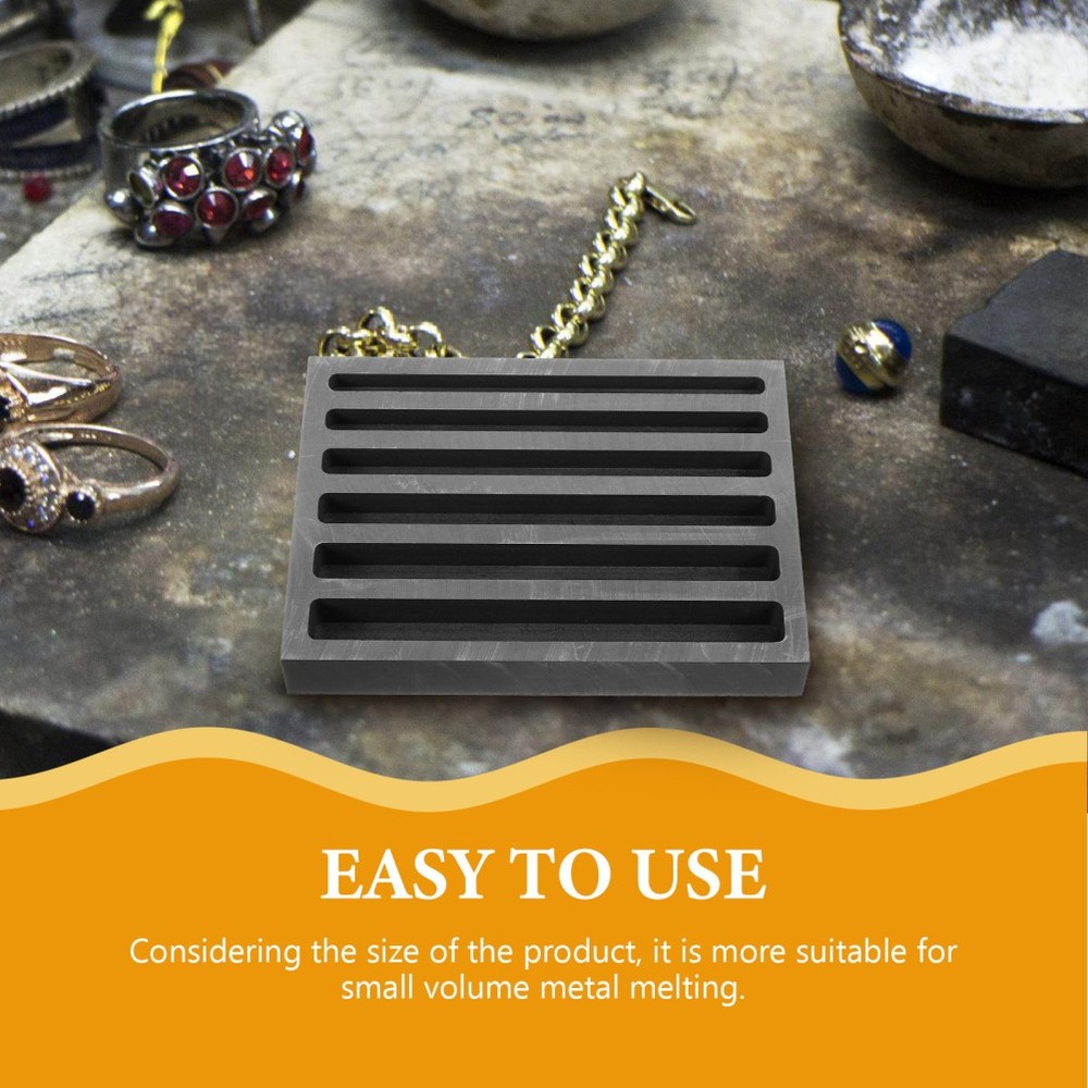 Graphite Ingot Mould Molds for Casting Gold Silver Ingots Designs