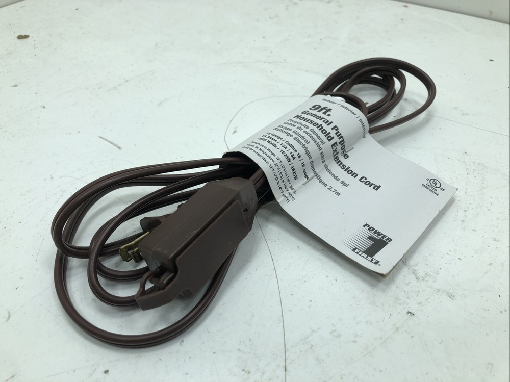 (Qty.4) Power First 9ft 1FD68 Extension Cord