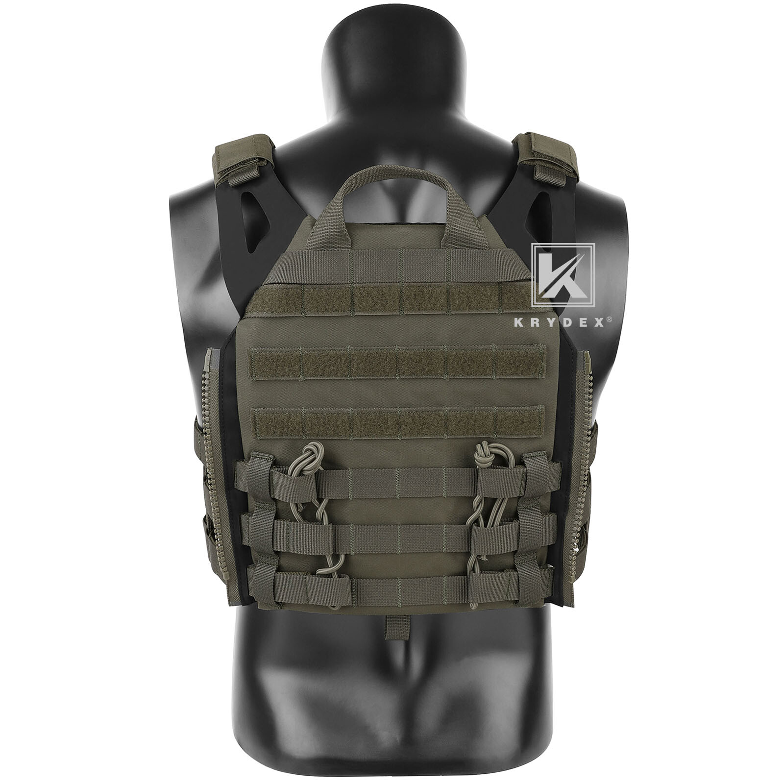 KRYDEX JPC 2.0 Jump Plate Carrier w/ MOLLE Panel Tactical Vest Army Camouflage