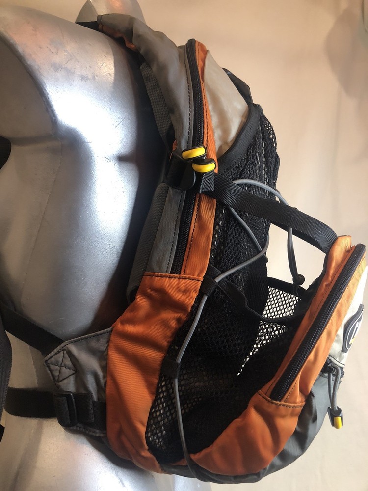 CamelBak M.U.L.E. Hydration Backpack Orange/Gray 3L/100oz No Bladder