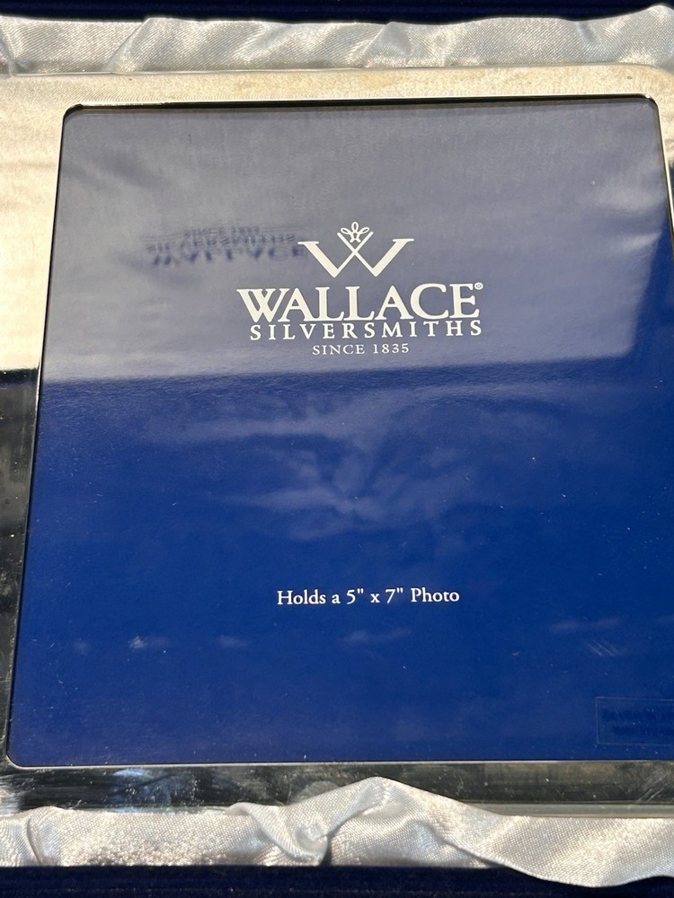 Wallace Silversmiths Silver Plated (Removeable Calculator) Frame Gift Set