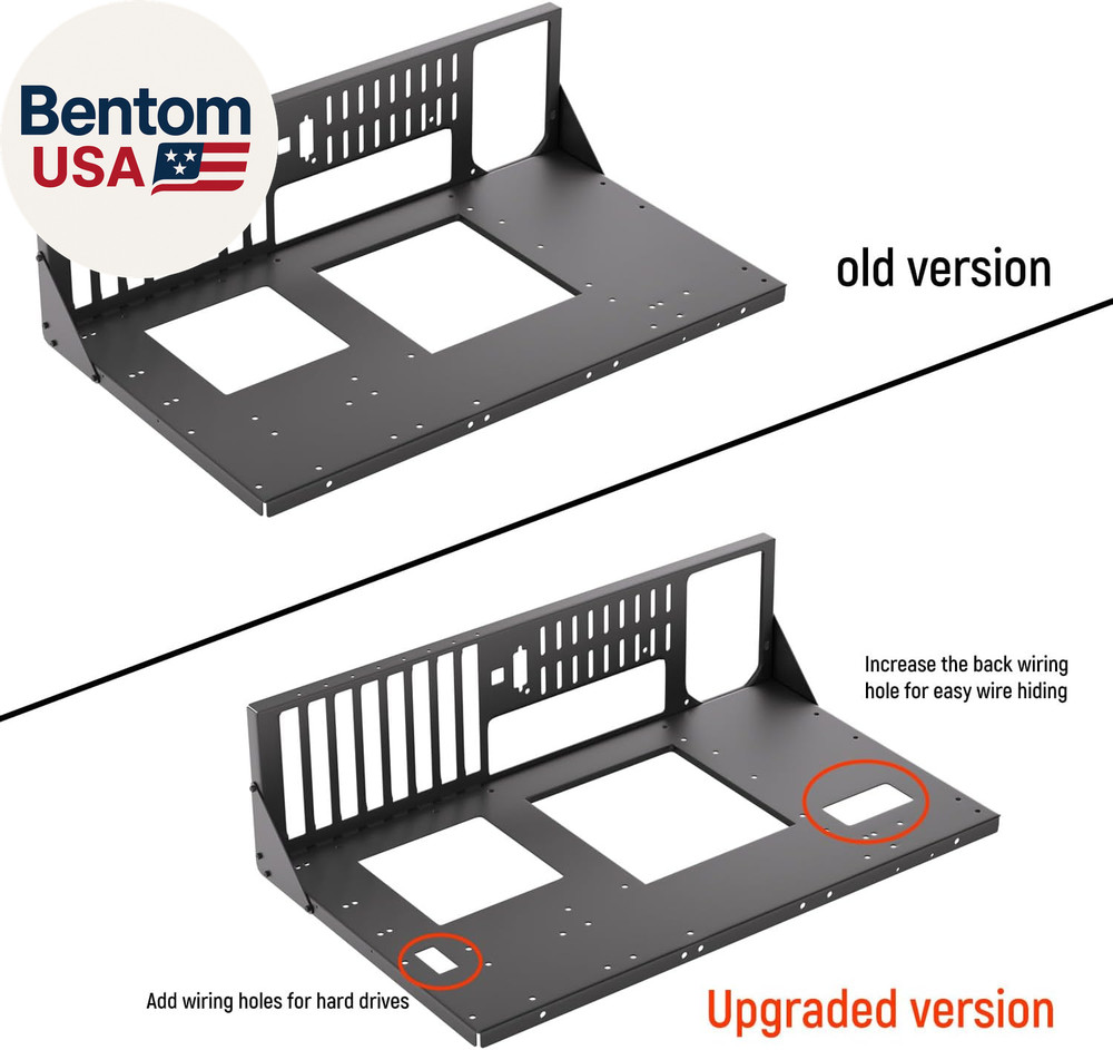 Open Air PC Case, ATX Open Frame Computer Case, DIY PC Case Rack for ATX MATX IT