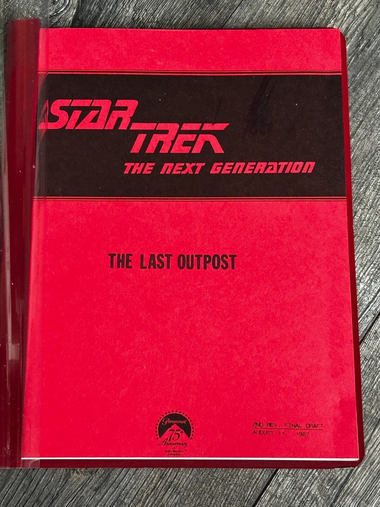 STAR TREK Script The Next Generation Last Outpost 2nd Revised Final Draft 1987