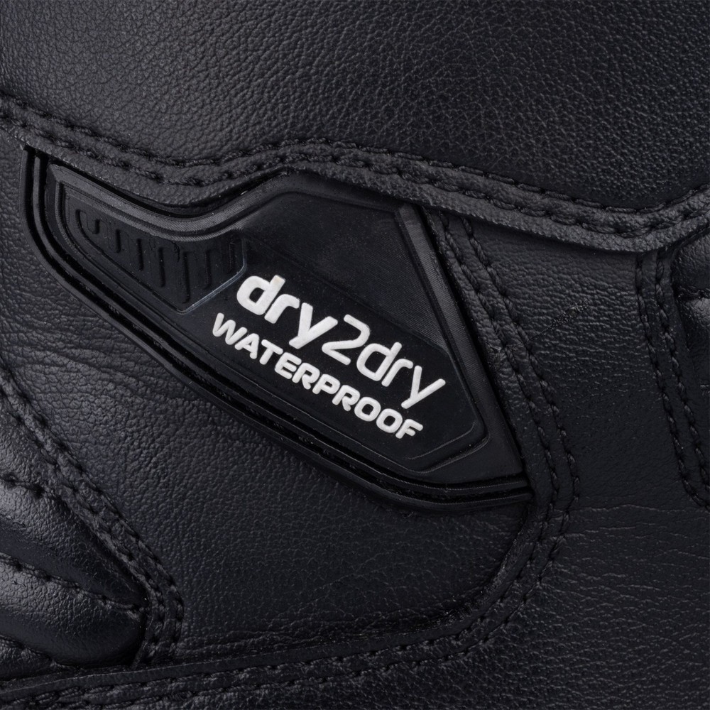 Oxford Code 1.0 Mid D2D Waterproof CE Level 2 Armoured Motorcycle Boot - Black