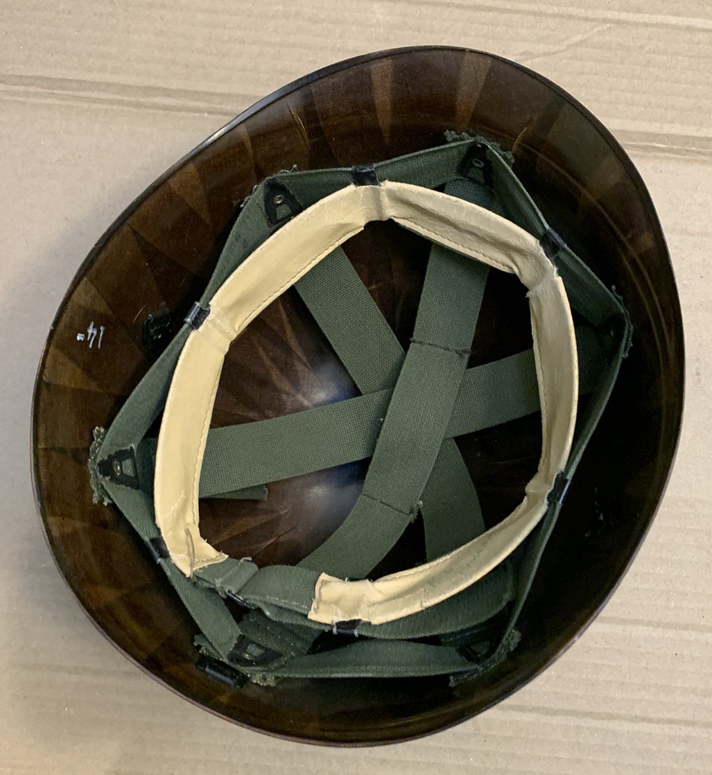 US Military M1 Helmet Liner 1965 Dated
