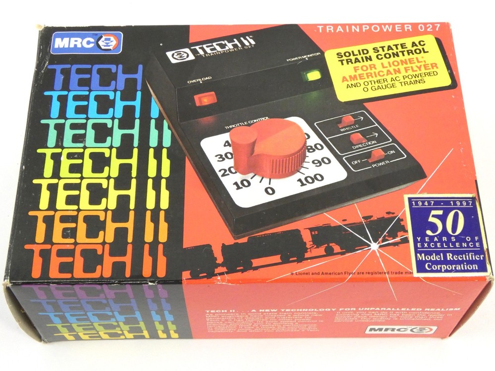 Vintage MRC Tech II Trainpower 027 Transformer Controller - Open Box