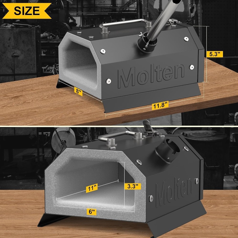 Single Burner Propane Forge for Home＆Professional, Gas Forge-Efficient Heating