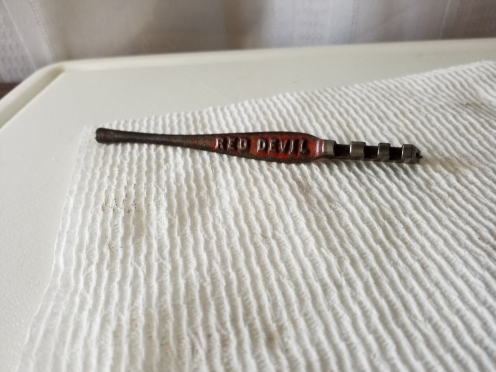 Vintage Red Devil Glass Cutting Tool 4.75 Inch Length