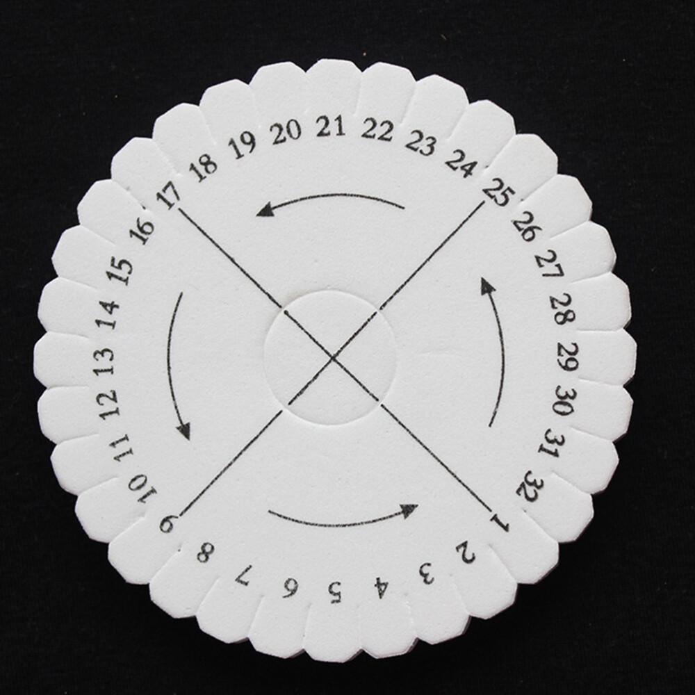 4PCS Practical Rope Braiding Disc Braiding Plate Knitting Disc Disk Tray Disk