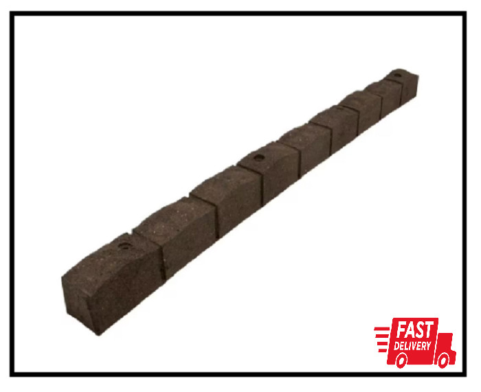 4 ft. Roman Stone Rubber Garden Edging - Earth Tone Landscape Border