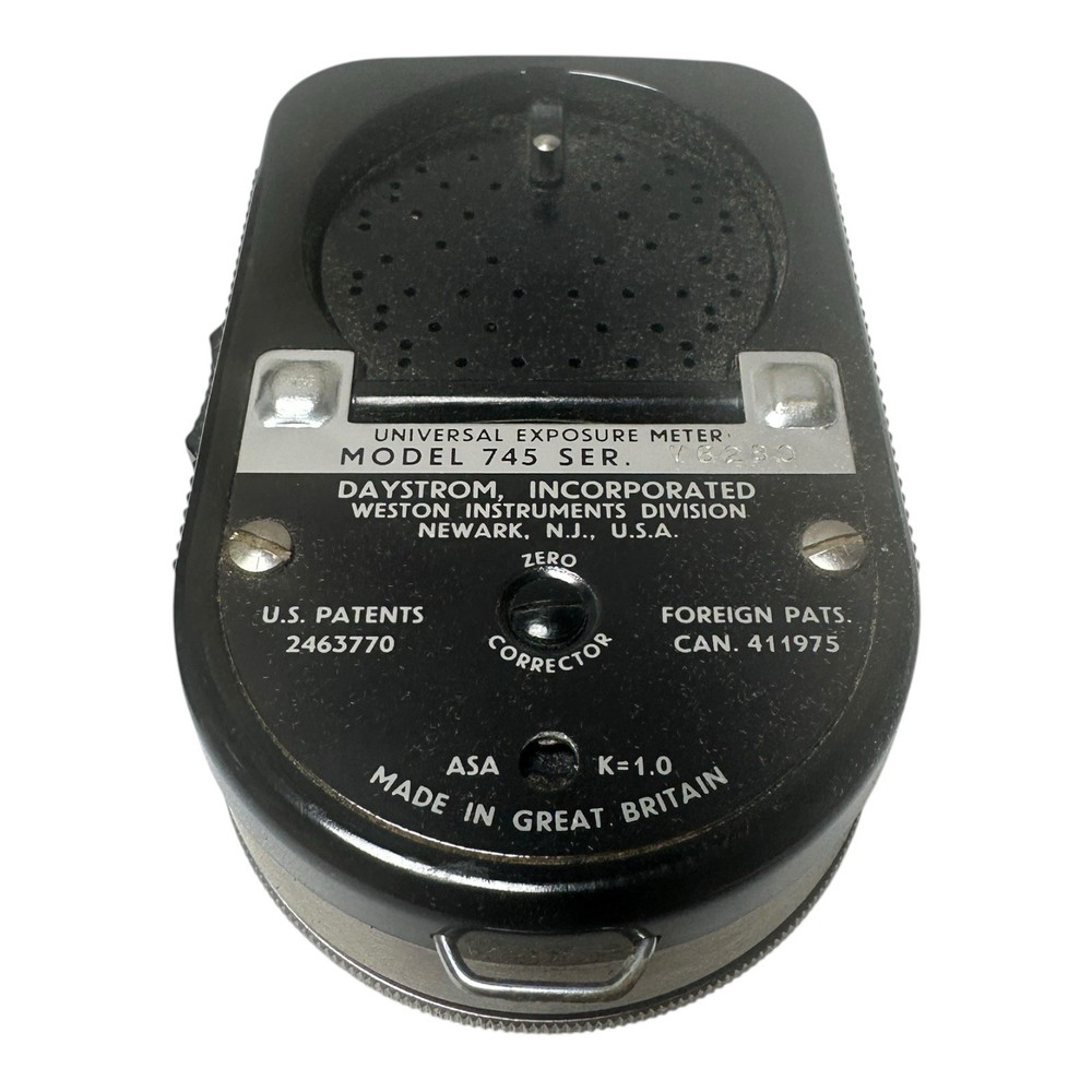 Weston Master IV Exposure Meter Model 745 with leather case