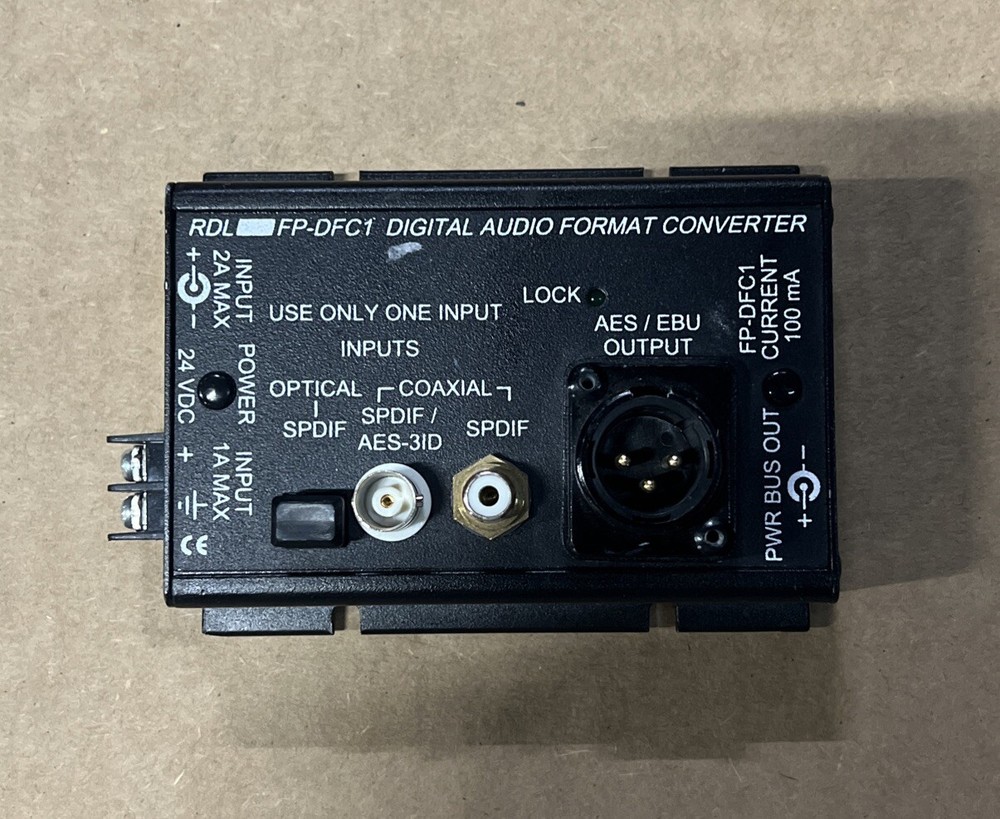 RDL FP-DFC1 DIGITAL AUDIO FORMAT CONVERTER