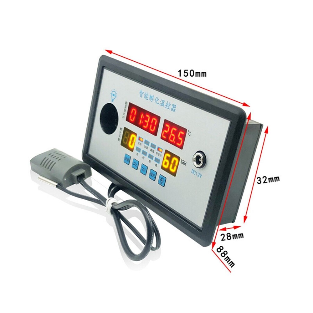 Automatic Digital Temperature Humidity Egg Turning Control Incubator Thermostay9
