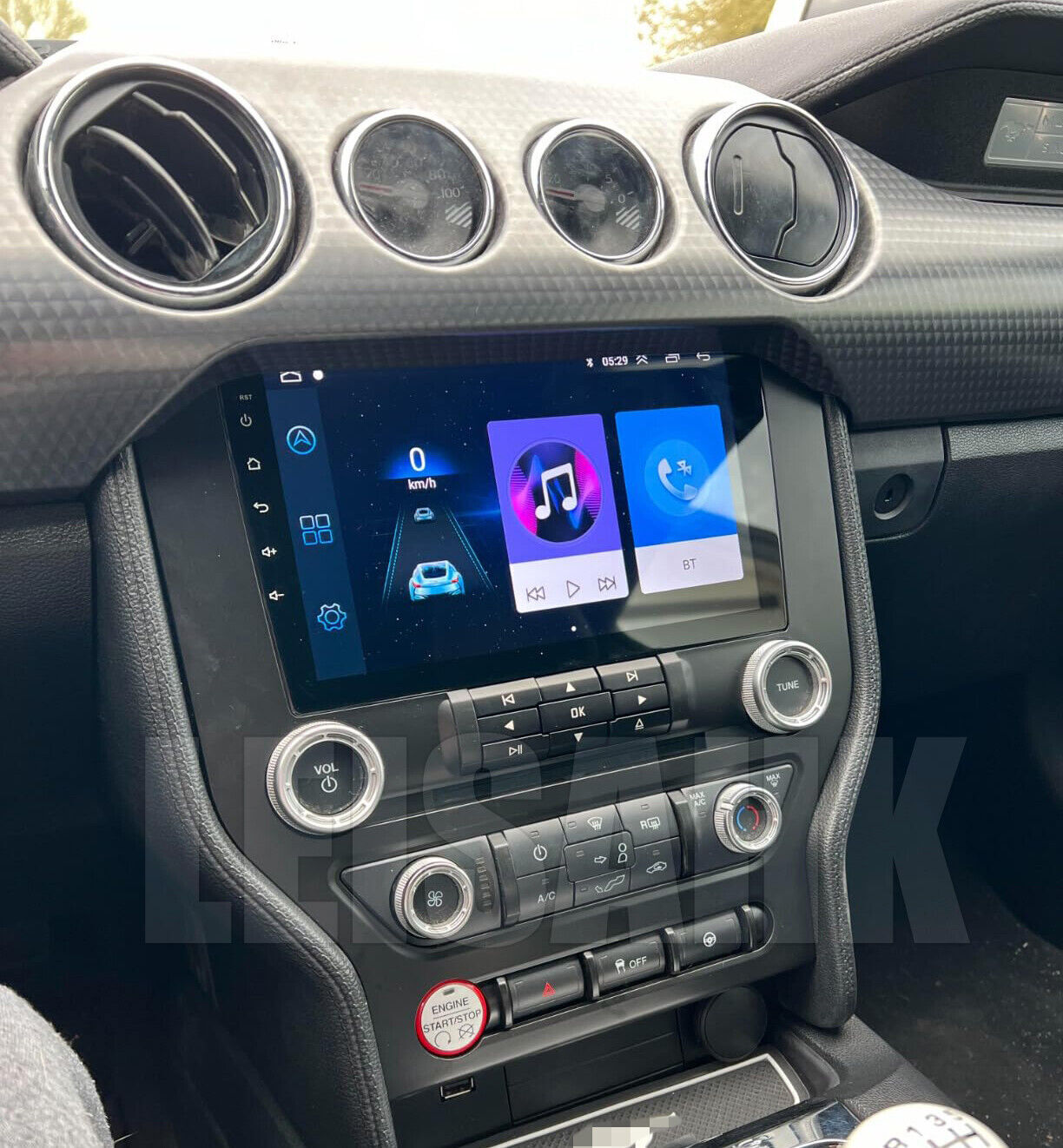 for 2015-2021 Ford Mustang 9" Android 14 Apple Carplay Car Stereo Radio GPS WIFI