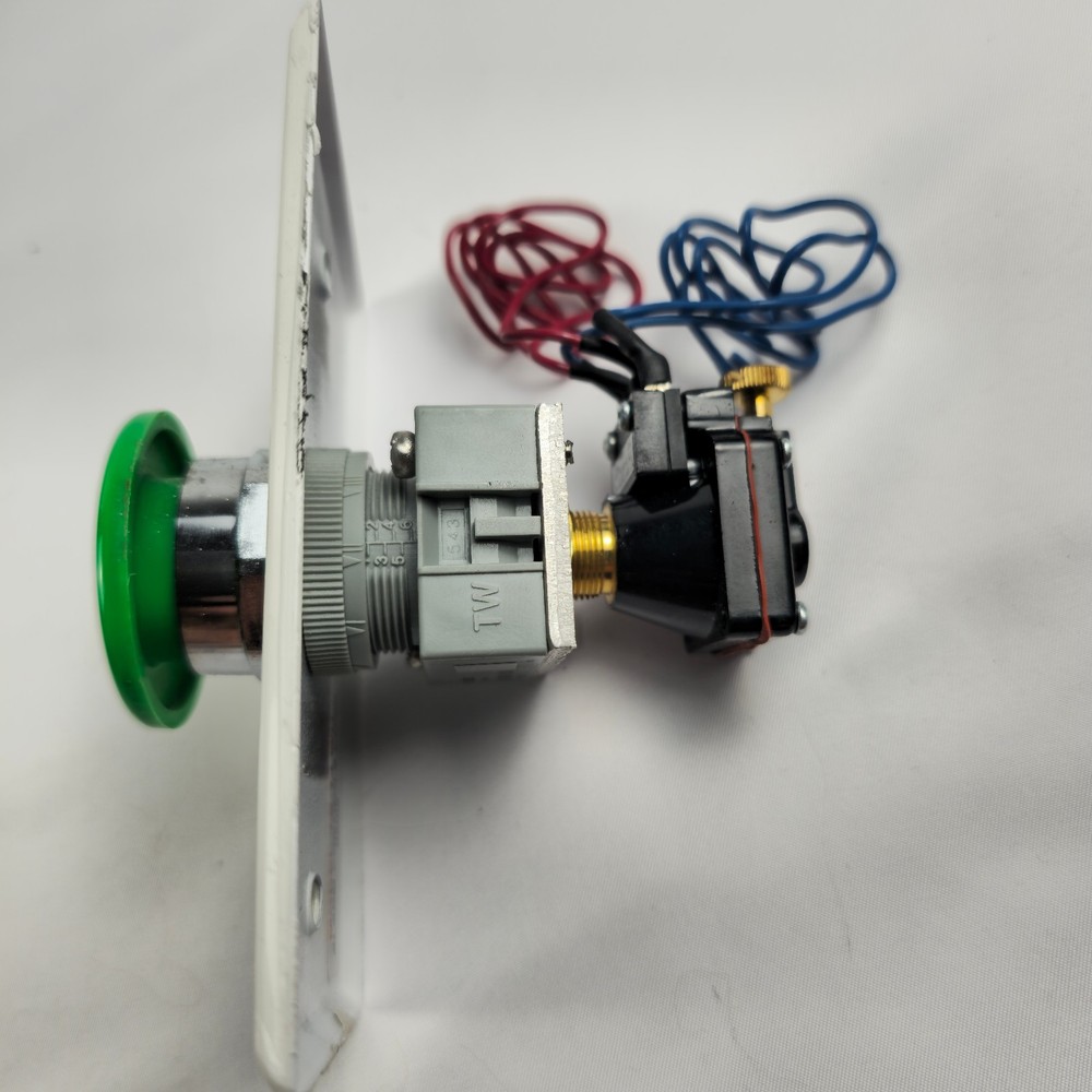 Alarm Controls TS-14 WH Push to Exit Button with Pneumatic Time Delay