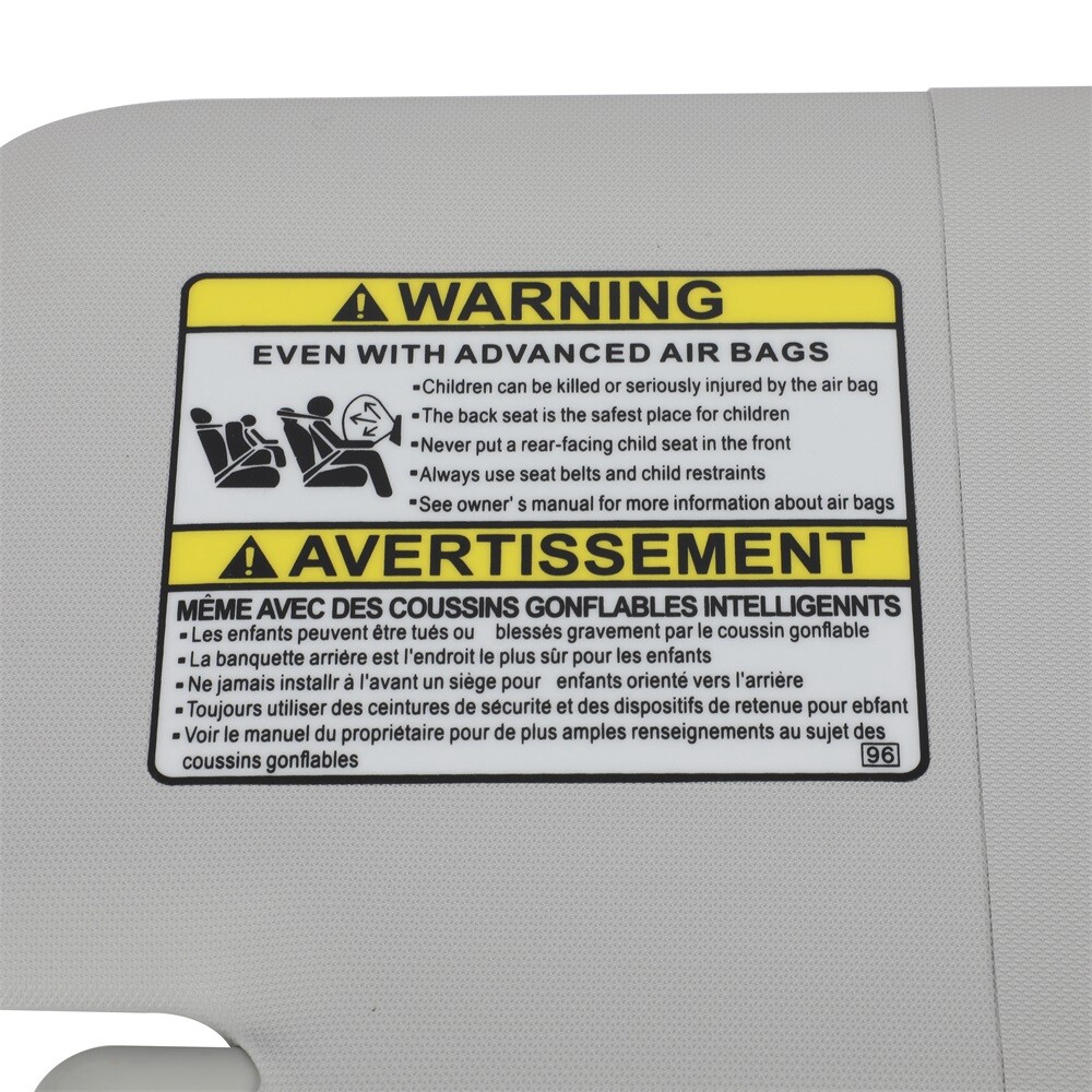 For 2009-2013 Subaru Forester 2.5L Left Side Sun Visor Gray