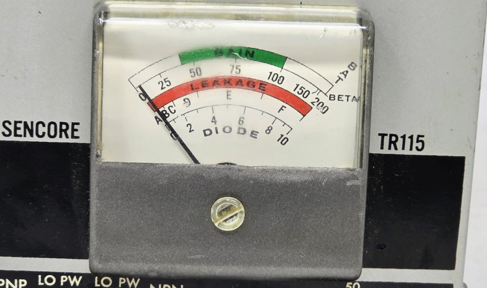 Vintage Sencore TR115 Transistor and Diode Checker