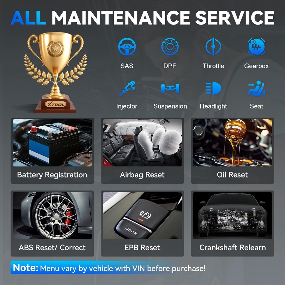 XTOOL IP500 for BMW All System Bidirectional OBD2 Scanner Diagnostic Tool Coding