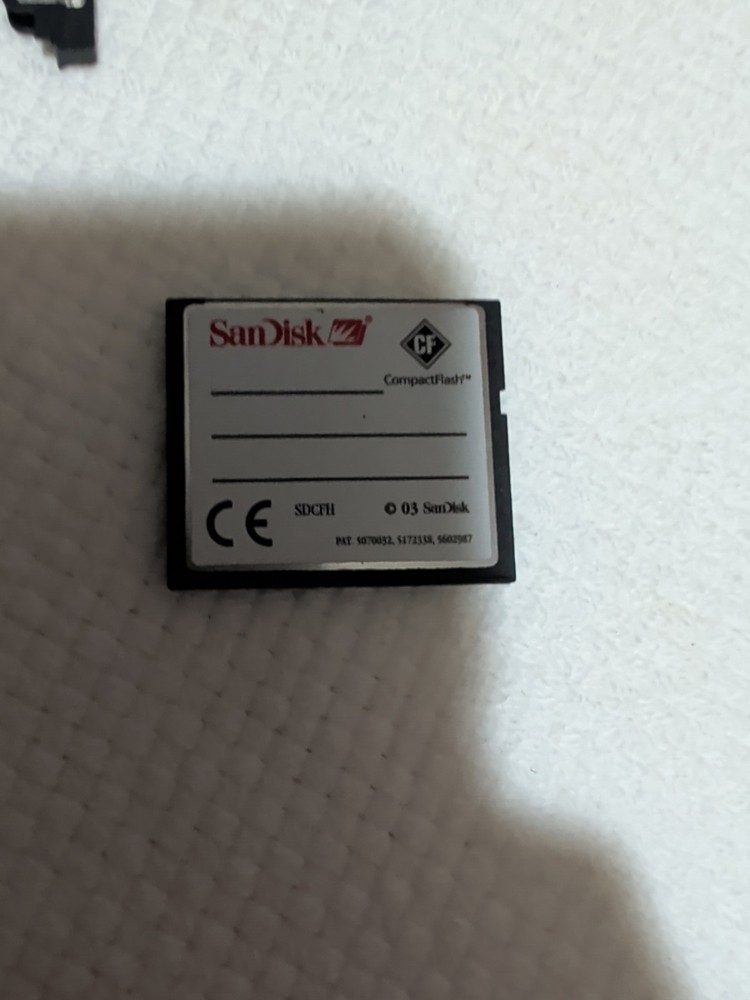 CompUSA CF Adapter with Compact Flash Card SanDisk 2GB (E2)
