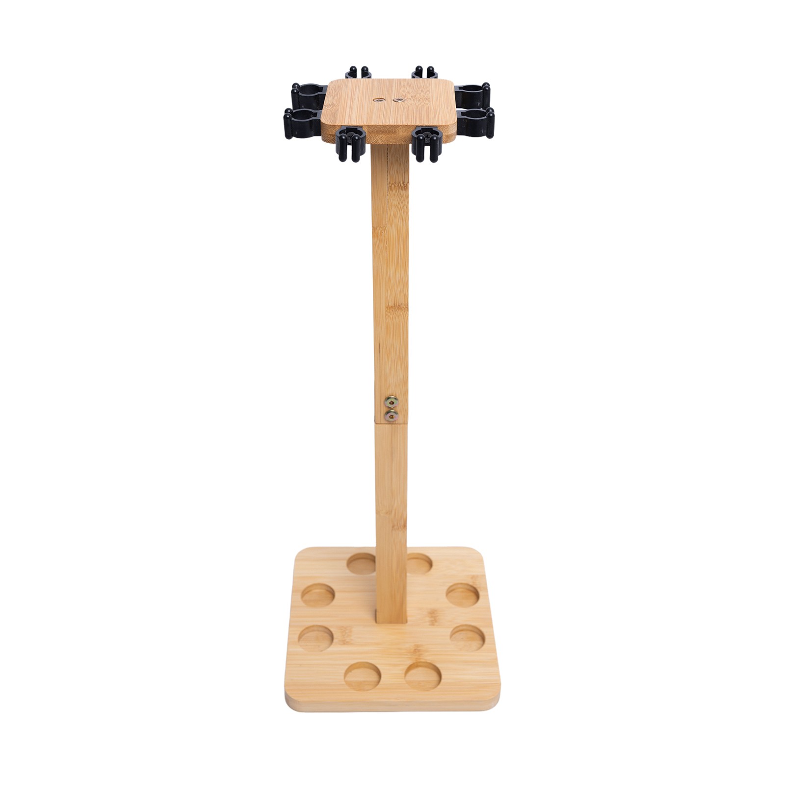 Fishing Rod Storage Racks, Wood Floor Stand Fishing Pole Holders of 8 Rods