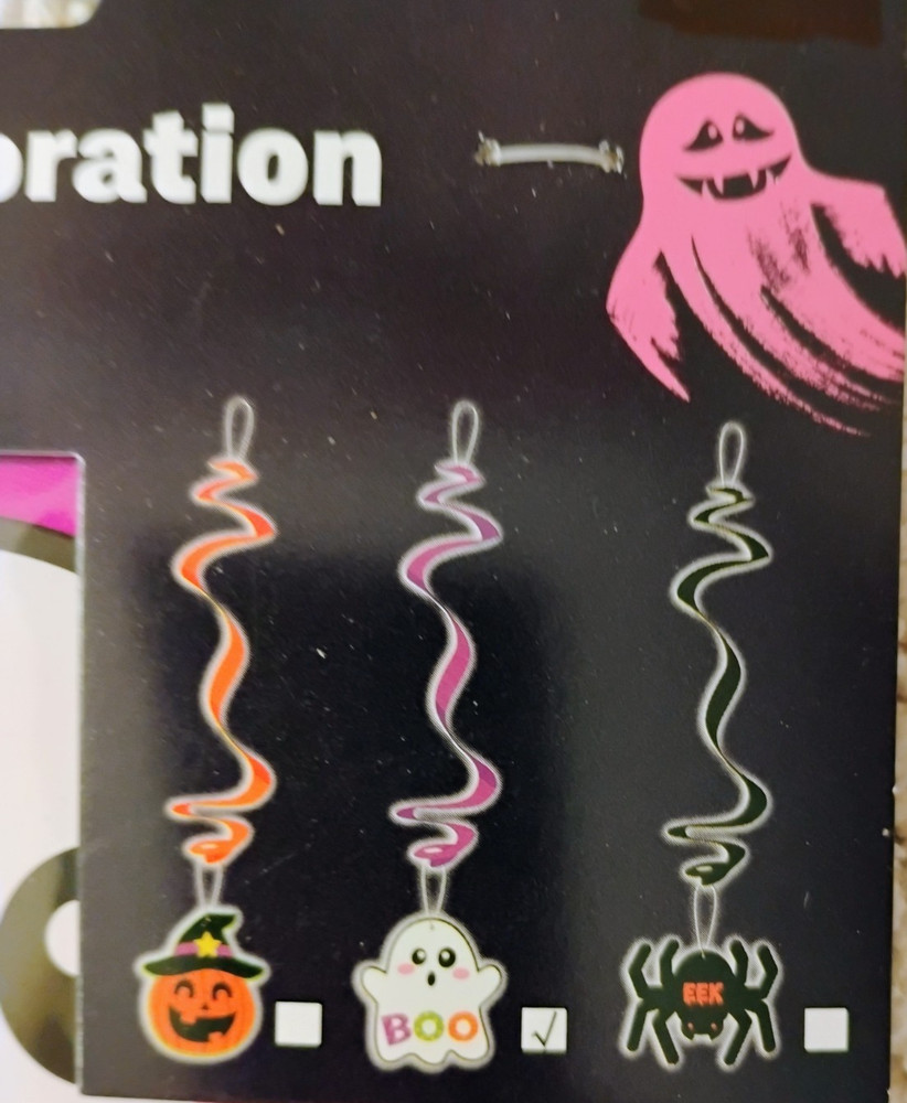 Ghost Swirl Hanging Decoration Halloween