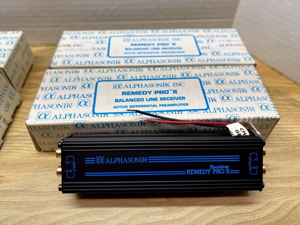 Alphasonik Pro Ballanced Line Active Differerential Transmitter & Receivers (4)