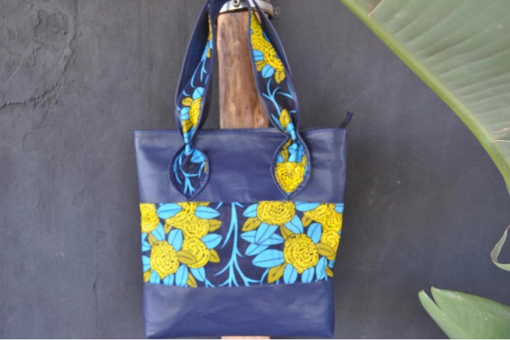 woman's handmade handbag