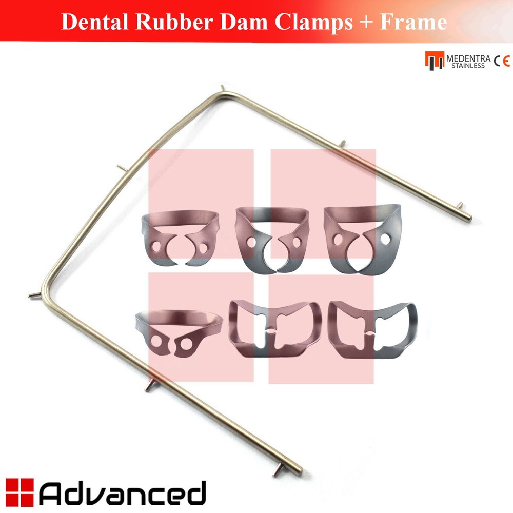 Dentistry Brinker Clamps Rubber Dam Isolation Frame Dental Instruments
