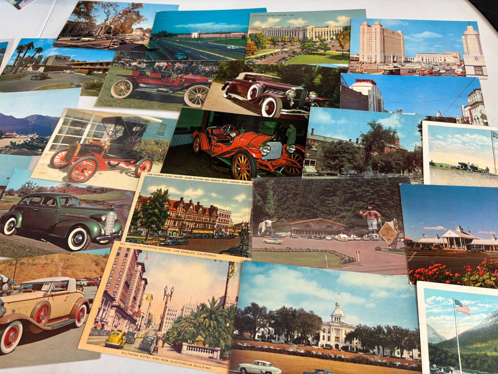Lot of 25 UNUSED Vintage Postcards USA & FUN TOPICS! 1900s-60s FREE SHIPPING