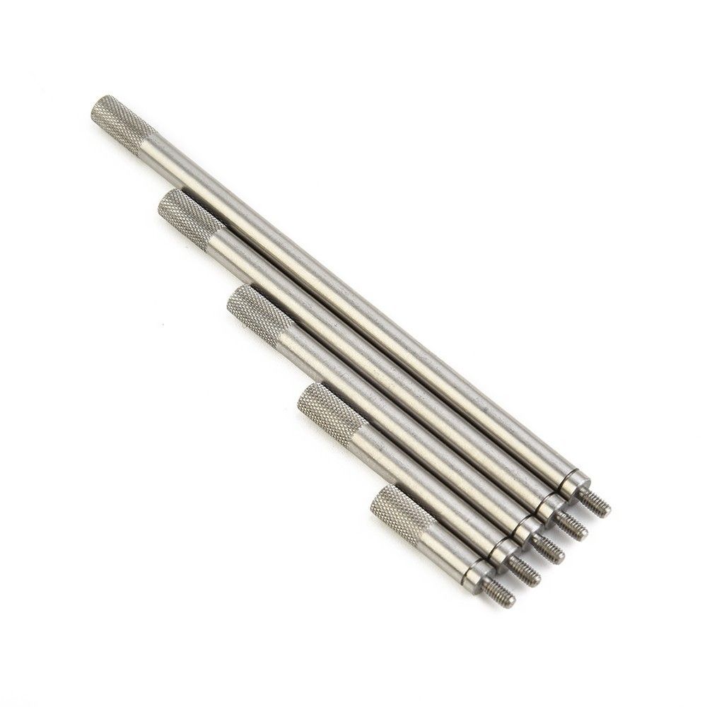 5pcs Indicator Dials Digital Indicator Extension Stem Rod HSS Set Accessories