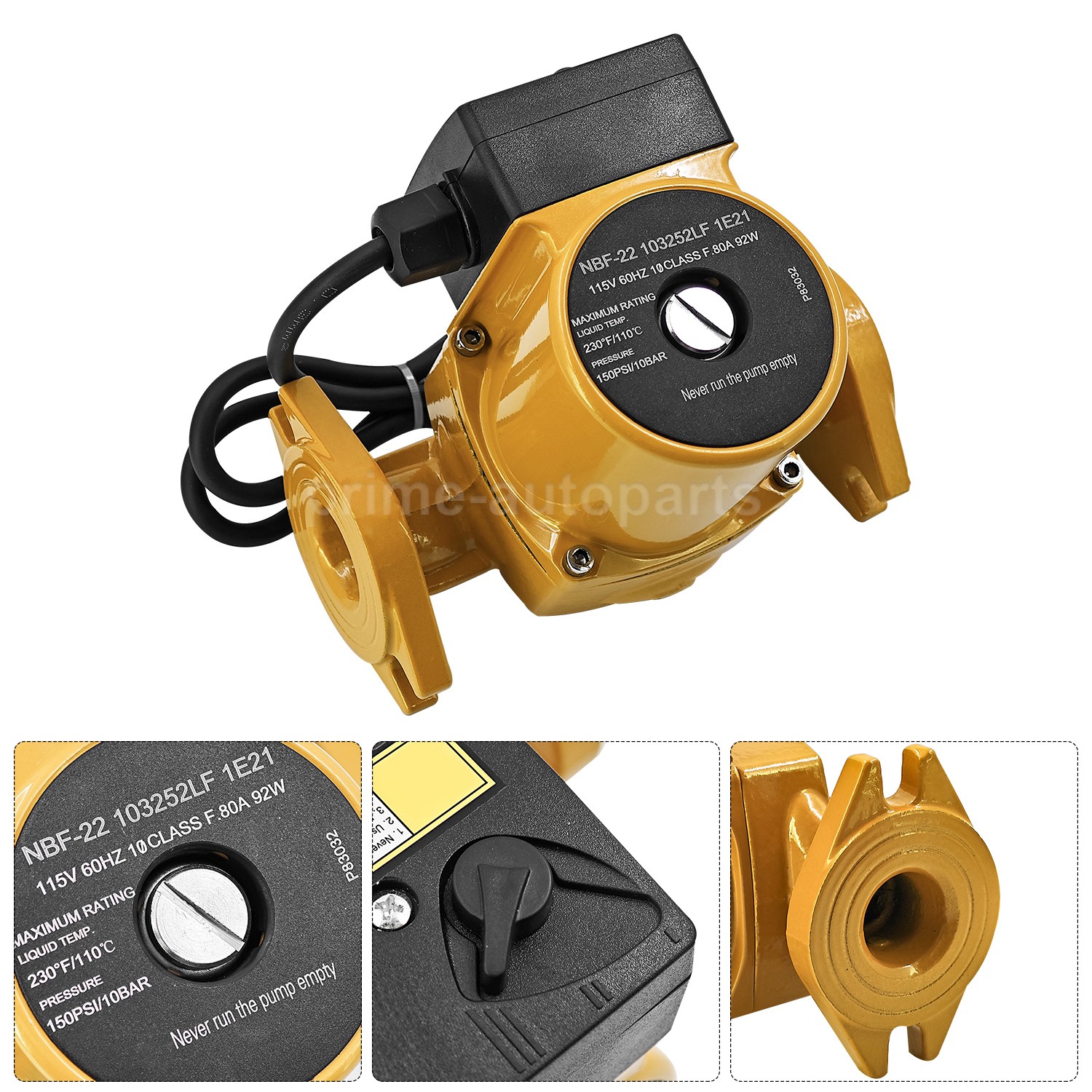 For Bell & Gossett 103252 Model Nbf-22 Lead-Free Wet Rotor Circulator Pump NEW