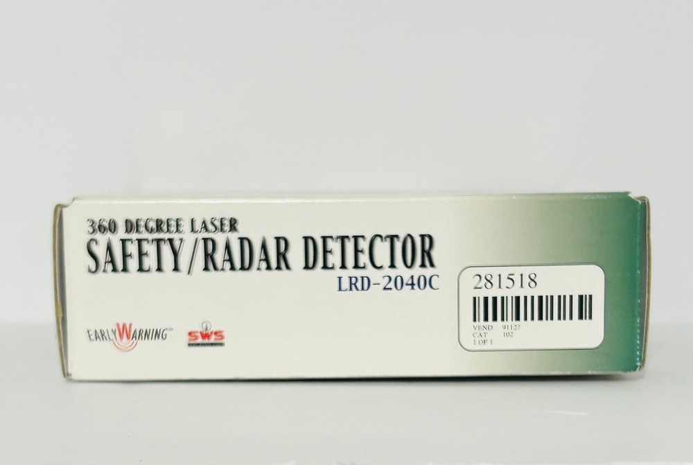 Early Warning Radar Detector - LRD 2040C with Cig Lighter Plug EUC