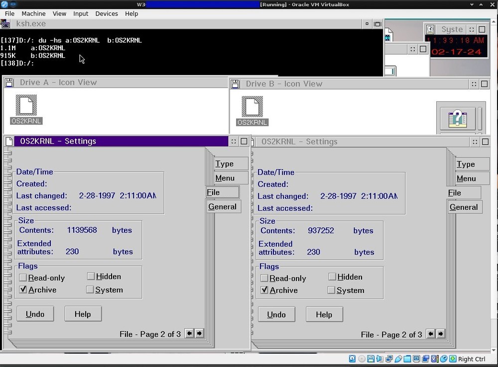 IBM OS/2 for Symmetrical Multiprocessing (SMP) v2.11 16 CPU/CORE kernel, HPFS386