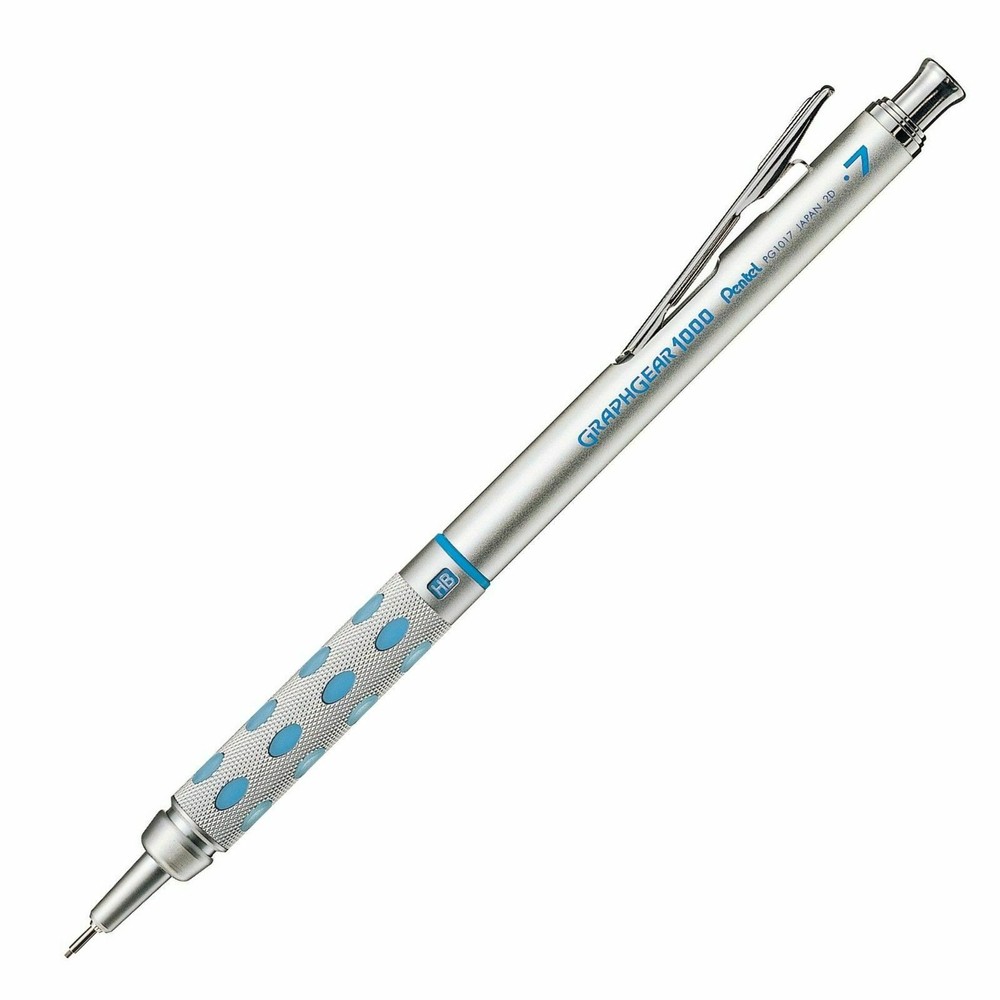 PG1017C Pentel Graph Gear 1000 Automatic Drafting Pencil, 0.7mm Blue, 1 Each