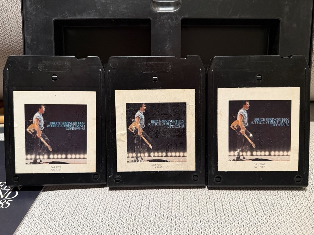 Bruce Springsteen Live 1975-85 RARE 8-Track Version READ