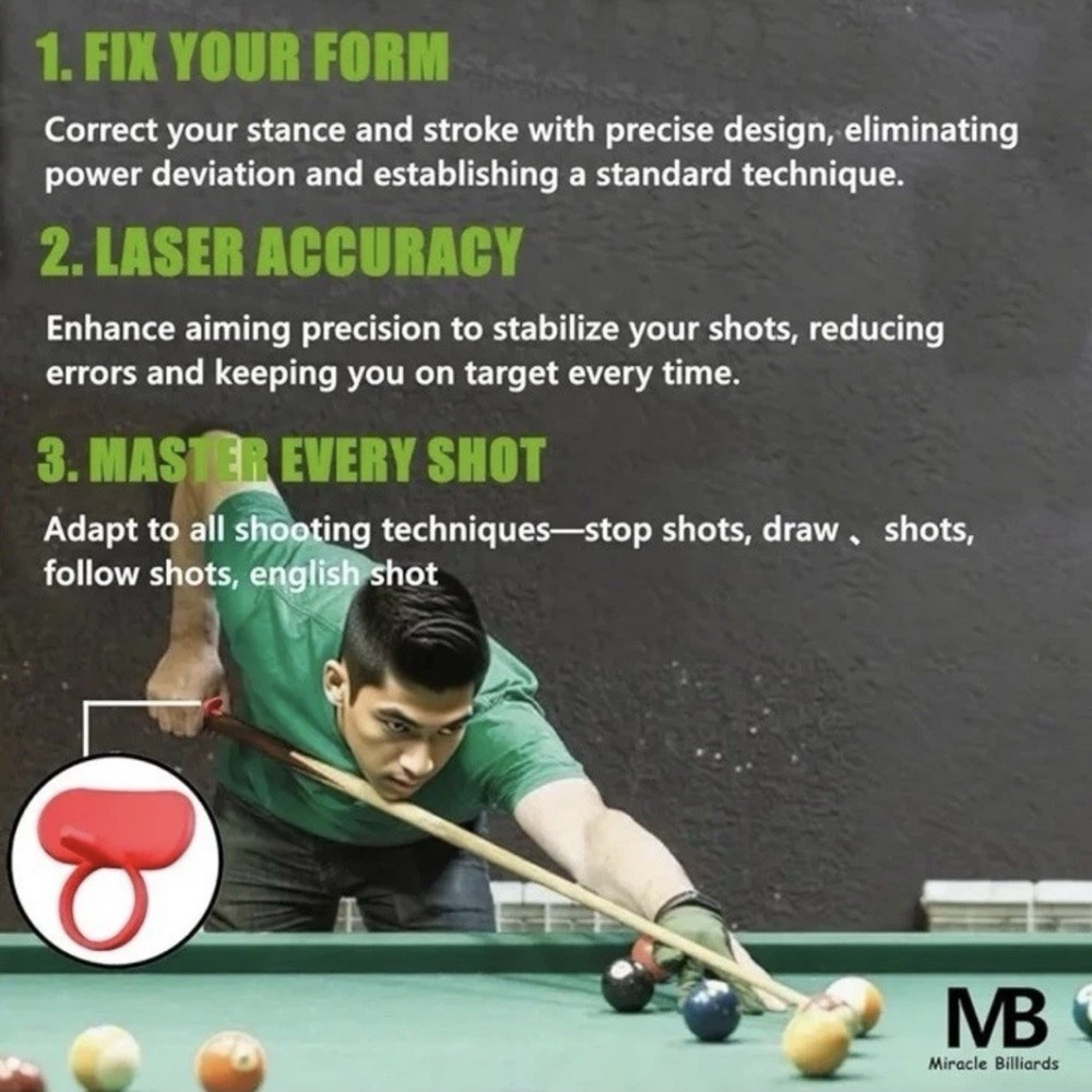 Miracle Billards Magic Ring - Helps Corrects Posture *NEW